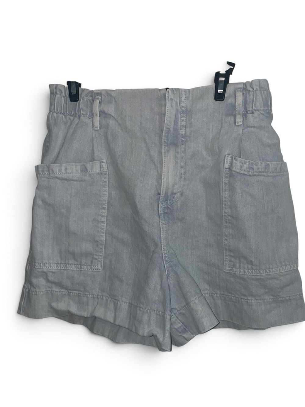 Anthropologie Pilcro Ultra High-Rise Paperbag Slim Boyfriend Denim Shorts